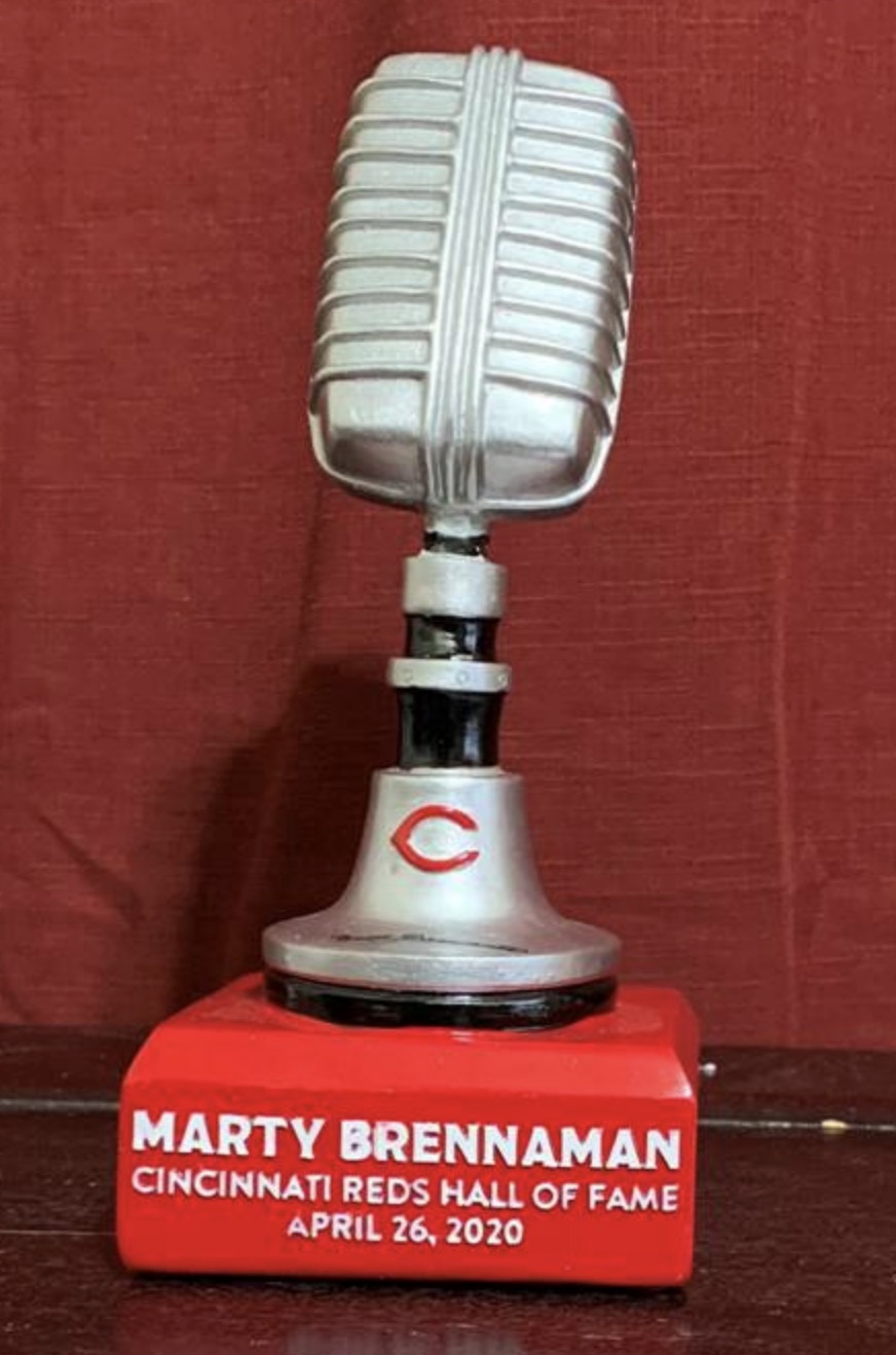 Marty Brennaman (Microphone) bobblehead