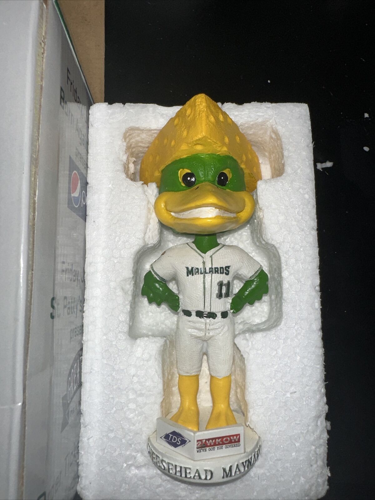 Maynard (Cheesehead) bobblehead