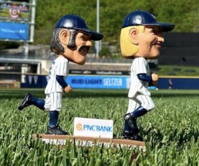 Mickey Mantle & Thurman Munson bobblehead