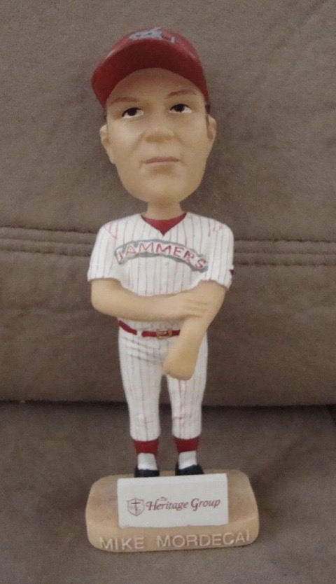 Mike Mordecai bobblehead