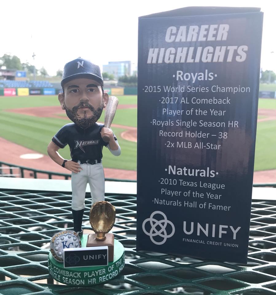 Mike Moustakas bobblehead