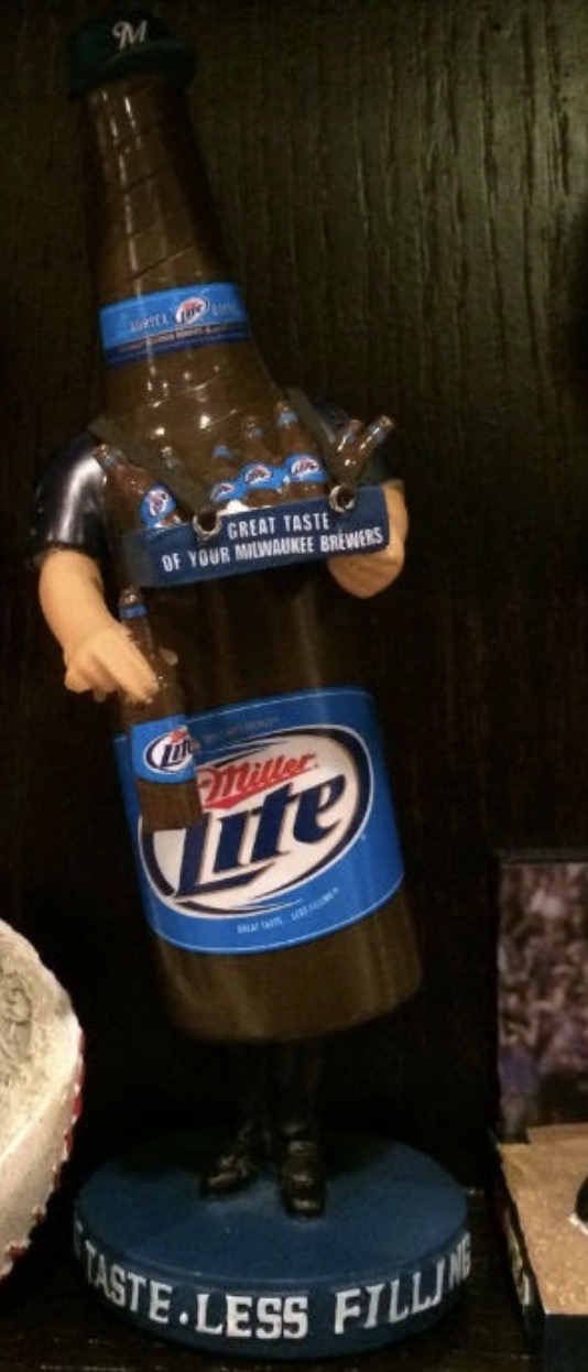 Miller Lite Beer Vendor bobblehead