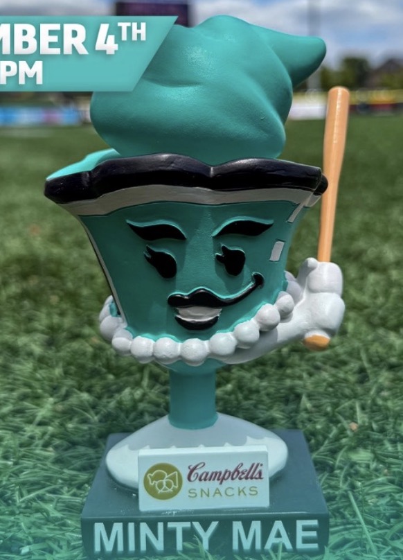 Minty Mae bobblehead