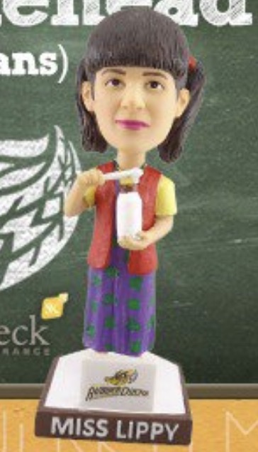 Miss Lippy bobblehead