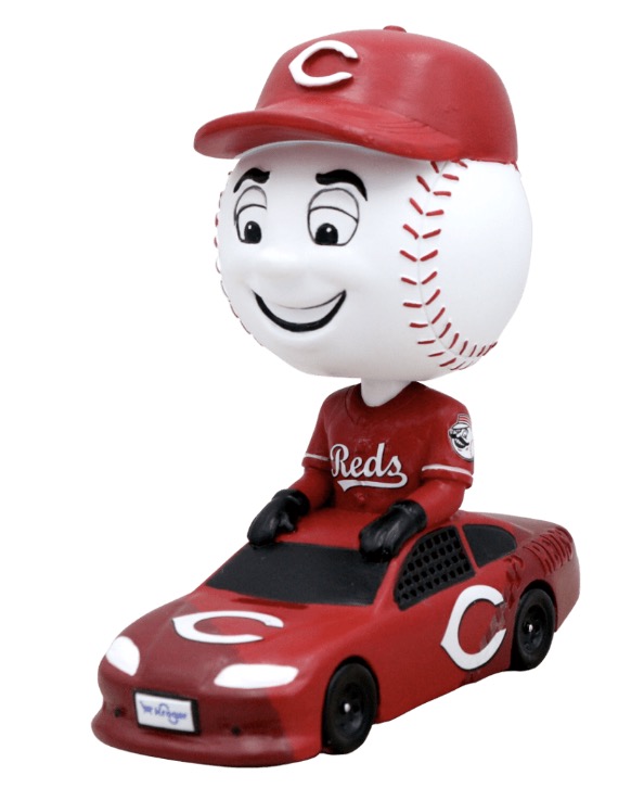 Mr. Red Race Car bobblehead