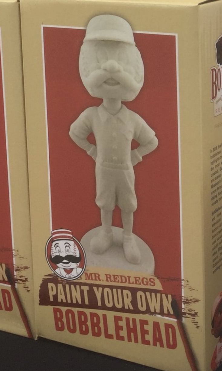 Mr. Redlegs (Paint) bobblehead