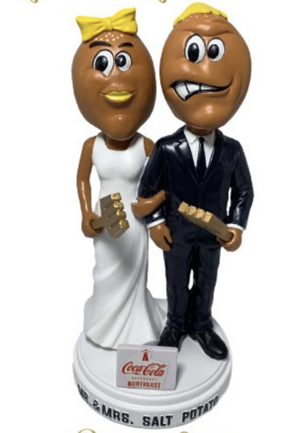 Mr. and Ms. Salt Potato bobblehead