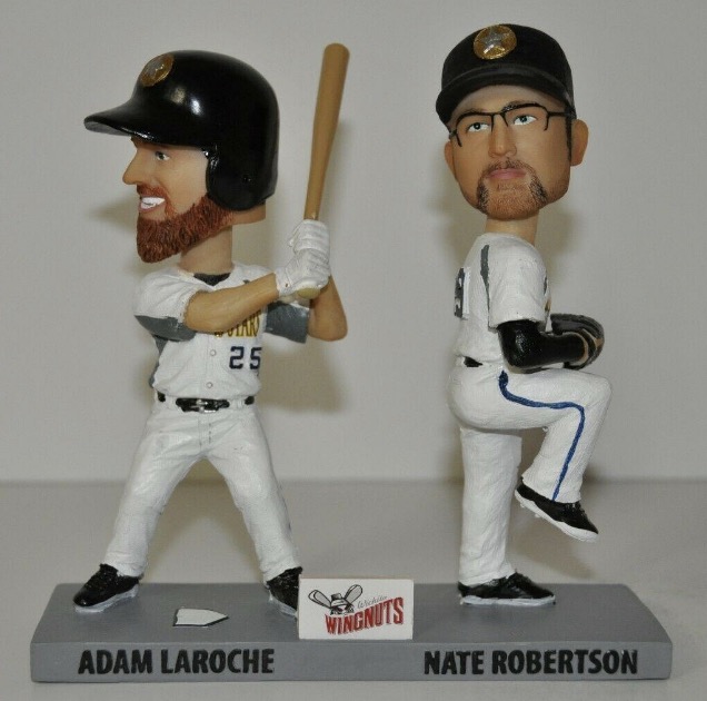 Nate Robertson & Adam LaRoche bobblehead