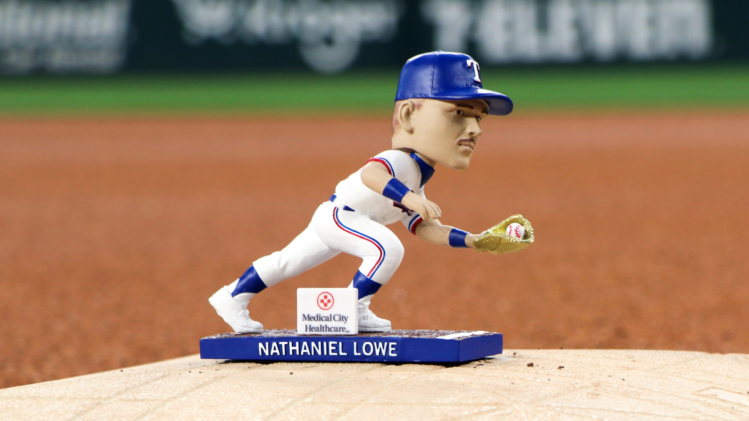 Nathaniel Lowe, Texas Rangers Bobblehead ⚾ July 2, 2024 ⚾ Bullpen