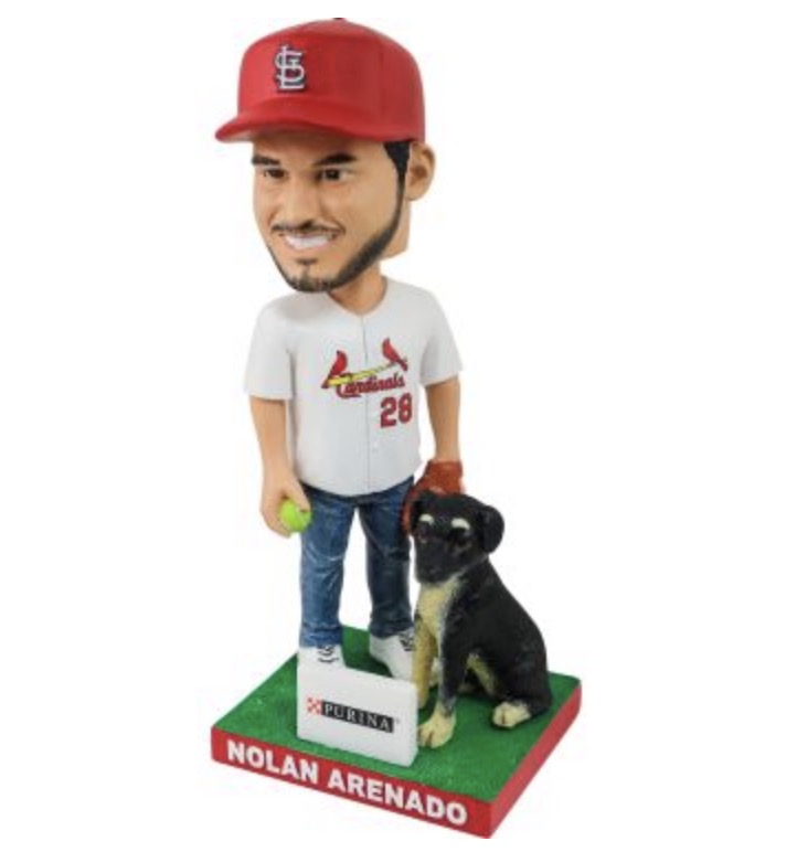 Nolan Arenado & Hildi bobblehead