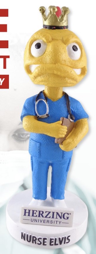 Nurse Elvis bobblehead