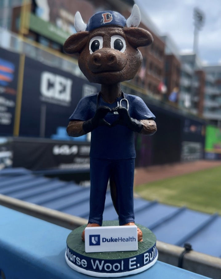 Nurse Wool E. Bull bobblehead