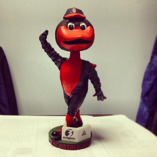 Oriole Bird bobblehead