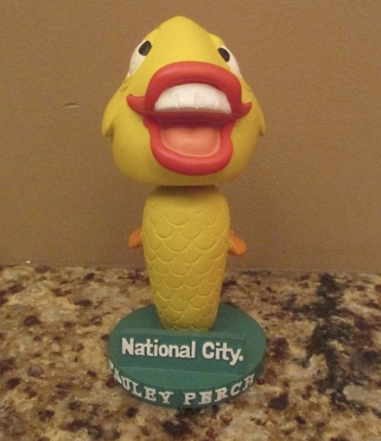 Pauley Perch bobblehead