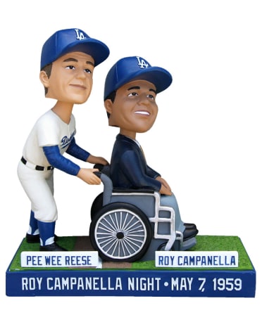 Pee Wee Reese & Roy Campanella bobblehead