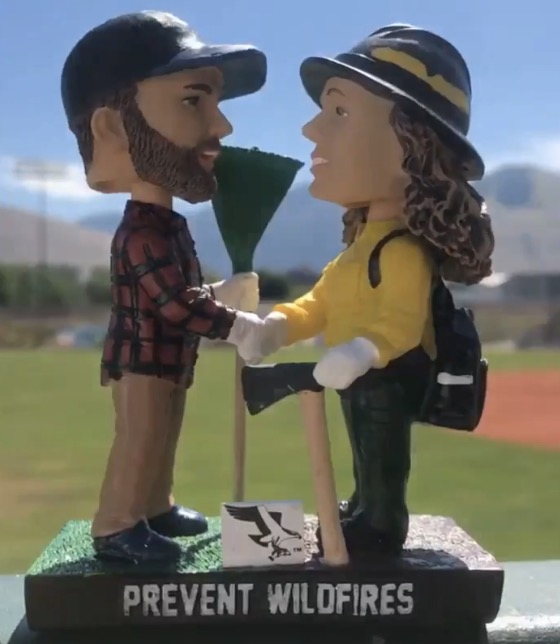 Prevent Wildfires bobblehead