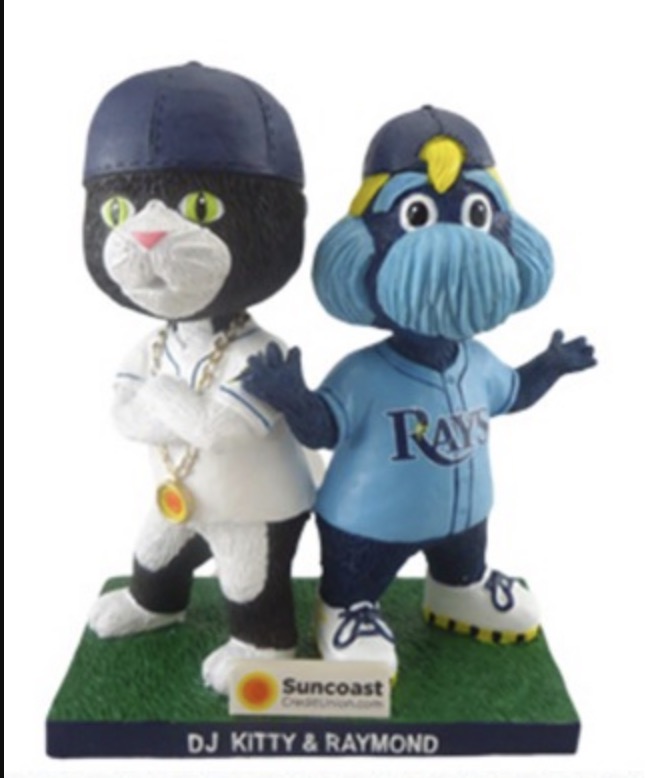 Raymond & DJ Kitty bobblehead