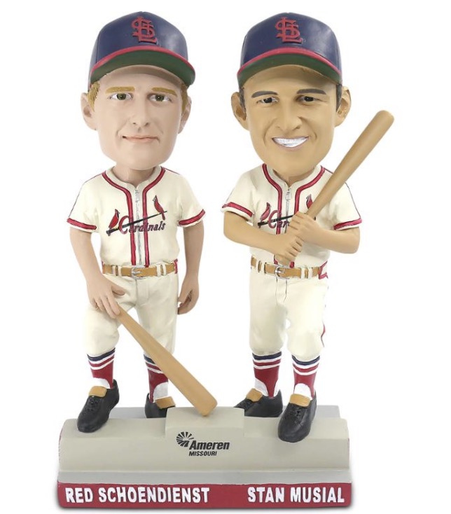 Red Schoendienst & Stan Musial bobblehead