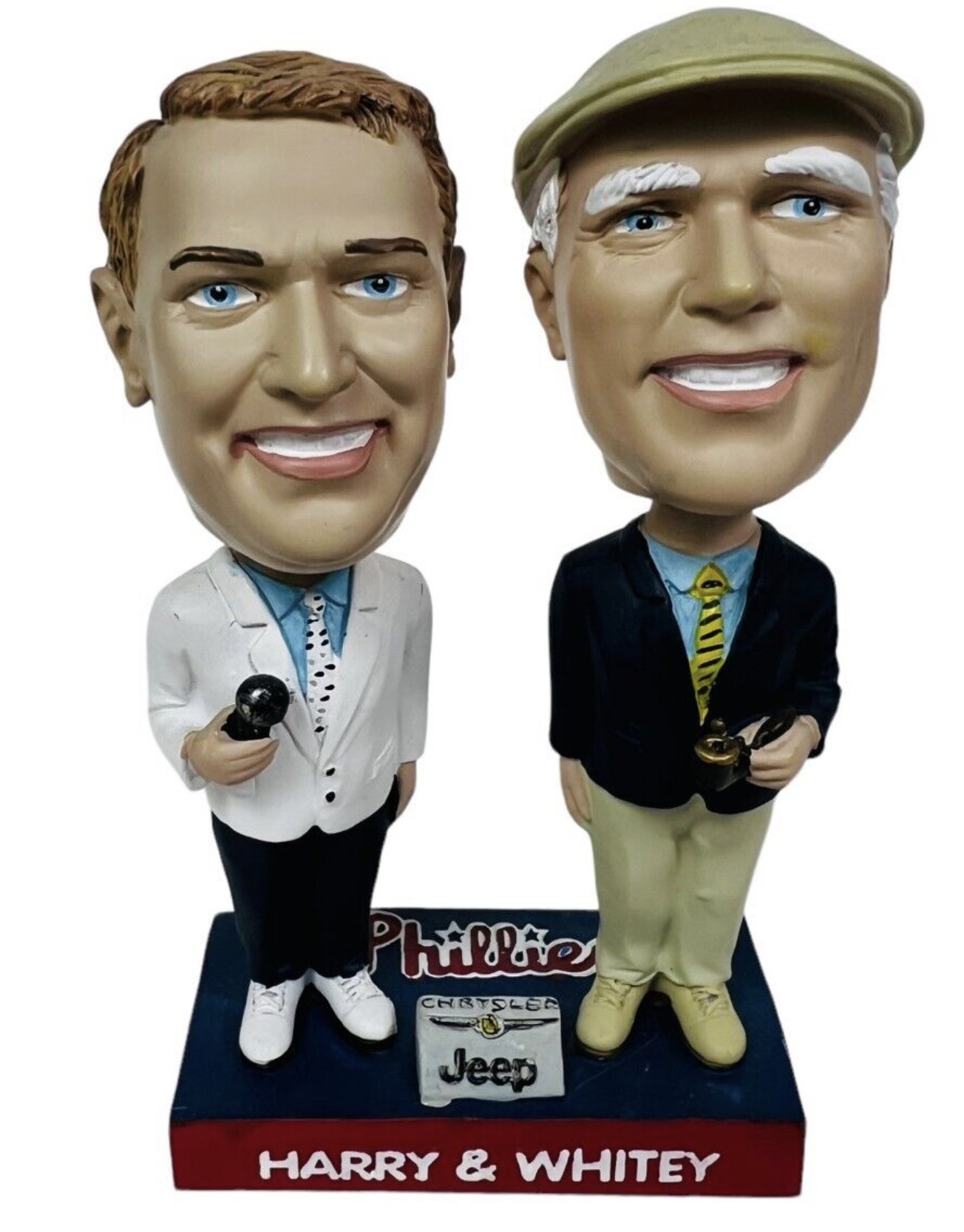 Richie Ashburn & Harry Kalas bobblehead