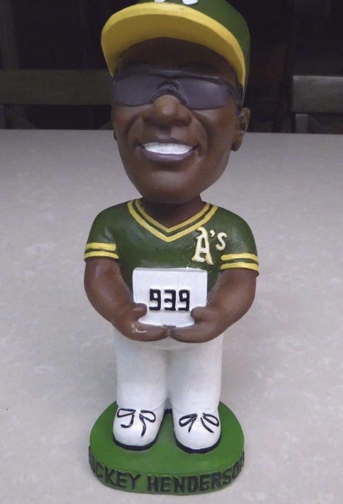 Rickey Henderson bobblehead