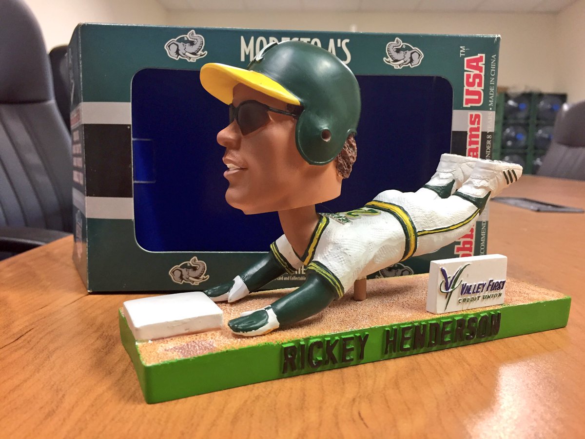 Rickey Henderson bobblehead