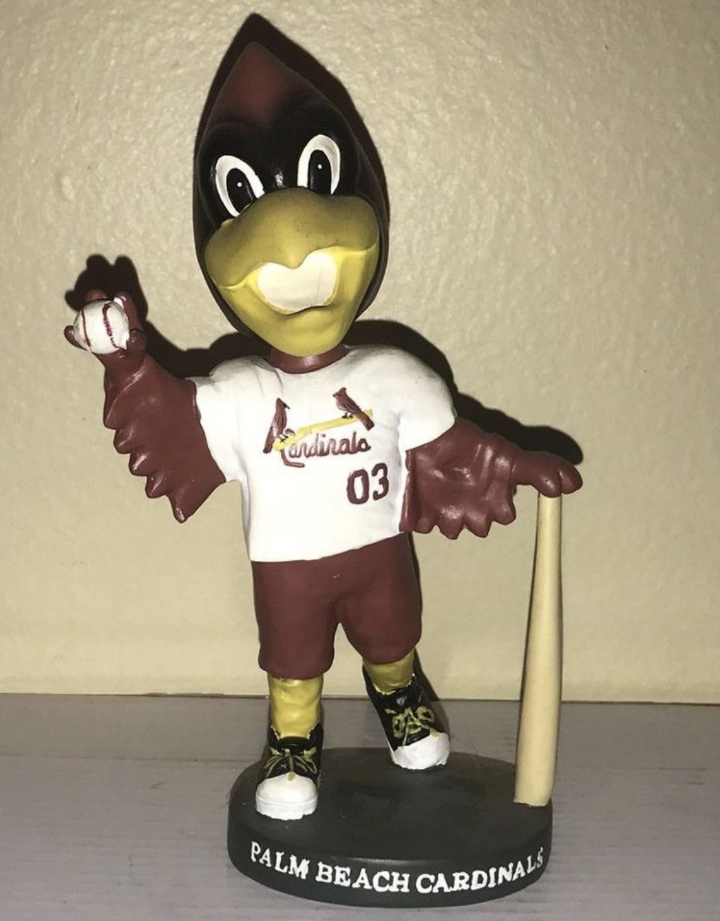 Robbie Redbird bobblehead