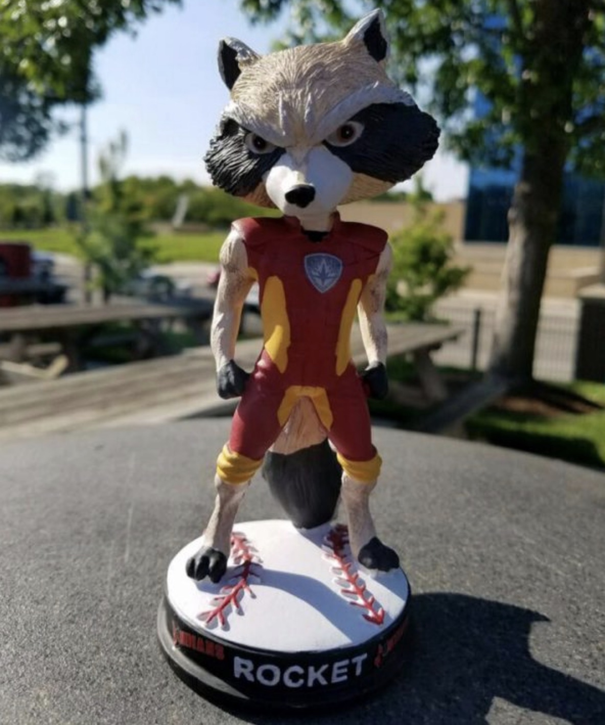 Rocket bobblehead