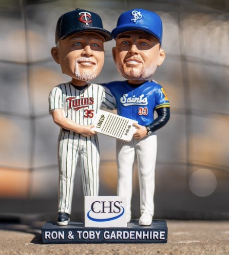 Ron & Toby Gardenhire bobblehead
