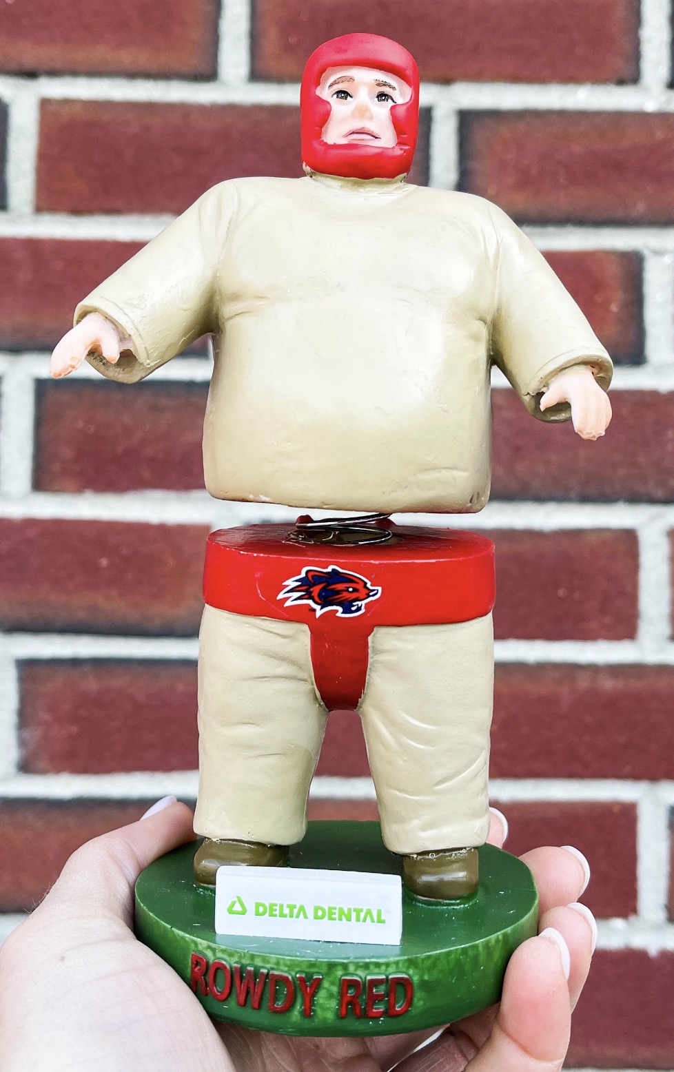 Rowdy Red bobblehead