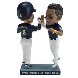 Ryan Braun & Orlando Arcia bobblehead