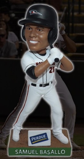 Samuel Basallo bobblehead