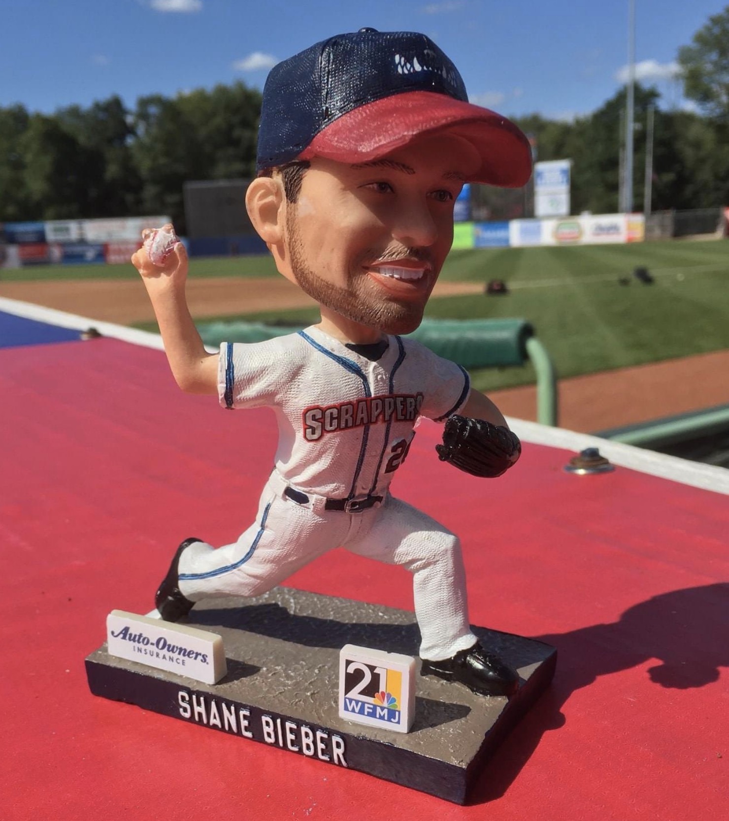 Shane Bieber bobblehead