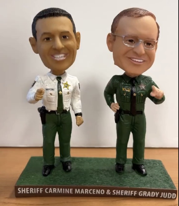 Sheriff Carmine Marceno & Sheriff Grady Judd bobblehead