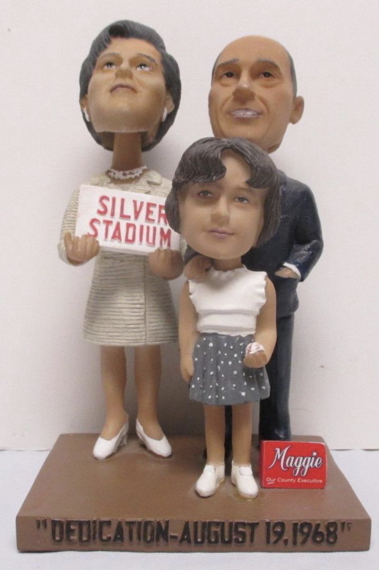 Silver Family bobblehead