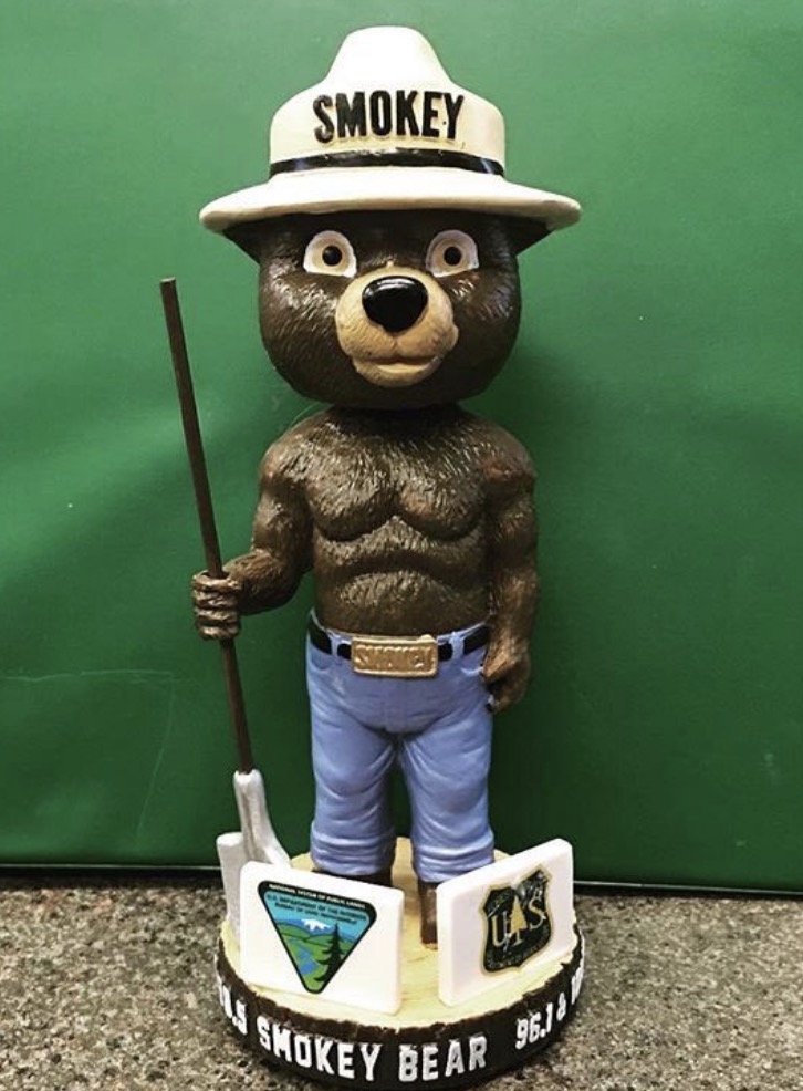 Smokey the Bear bobblehead