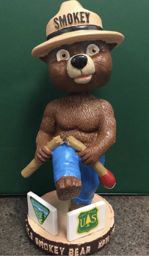 Smokey the Bear bobblehead