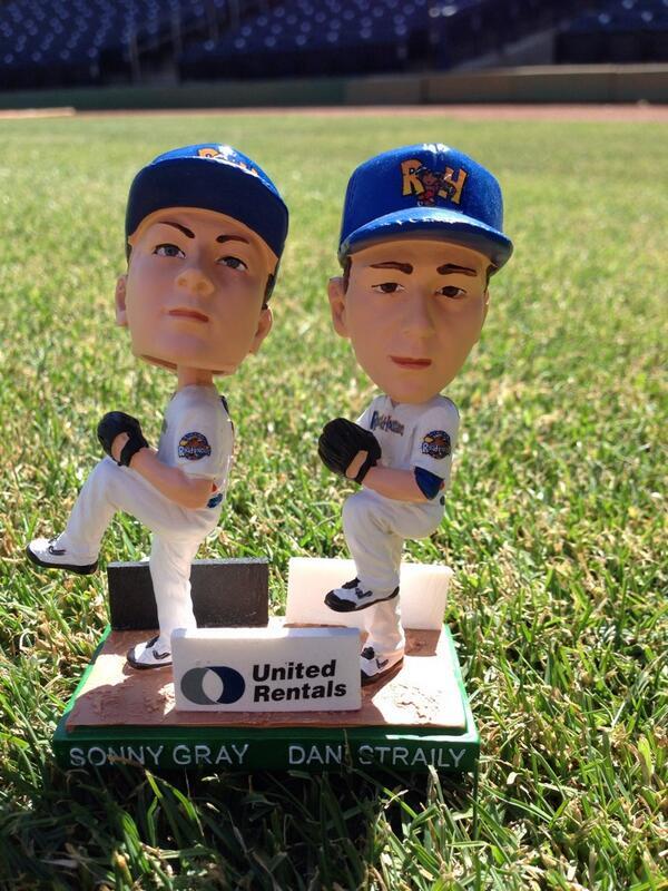 Sonny Gray & Dan Straily bobblehead