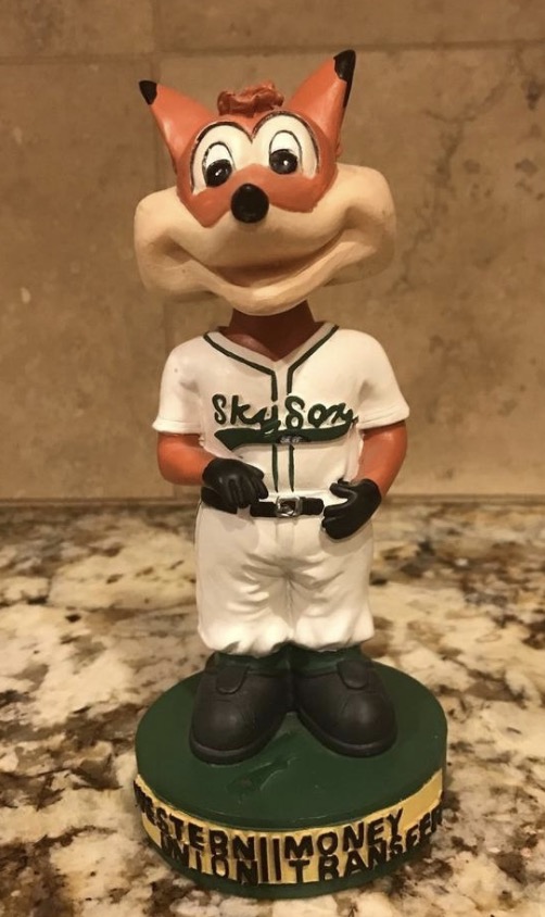 Sox the Fox bobblehead