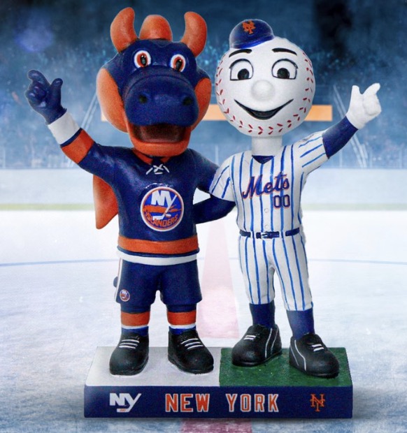 Sparky & Mr. Met bobblehead