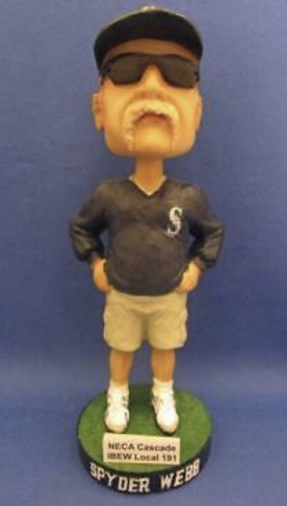 Spyder Webb bobblehead