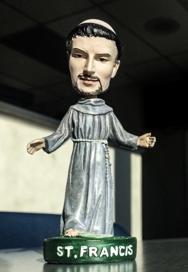 St. Francis bobblehead