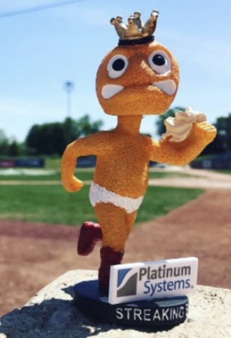 Streaking Elvis bobblehead