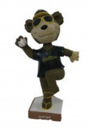 Suntan bobblehead