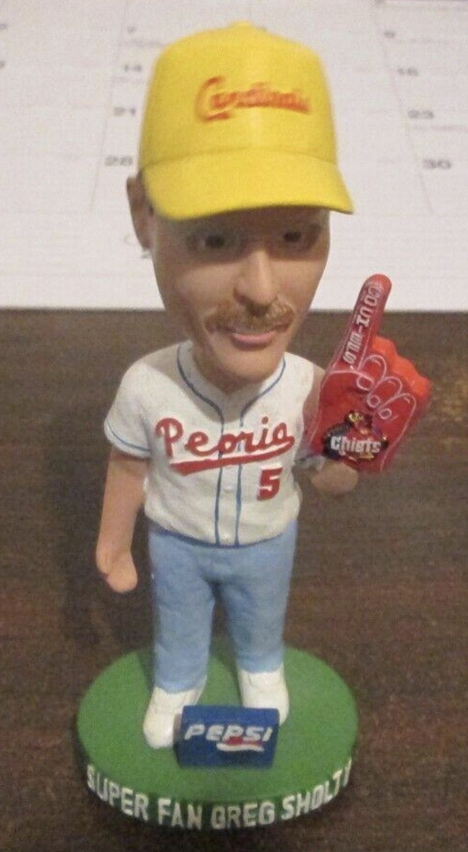 Super Fan Greg Sholty bobblehead