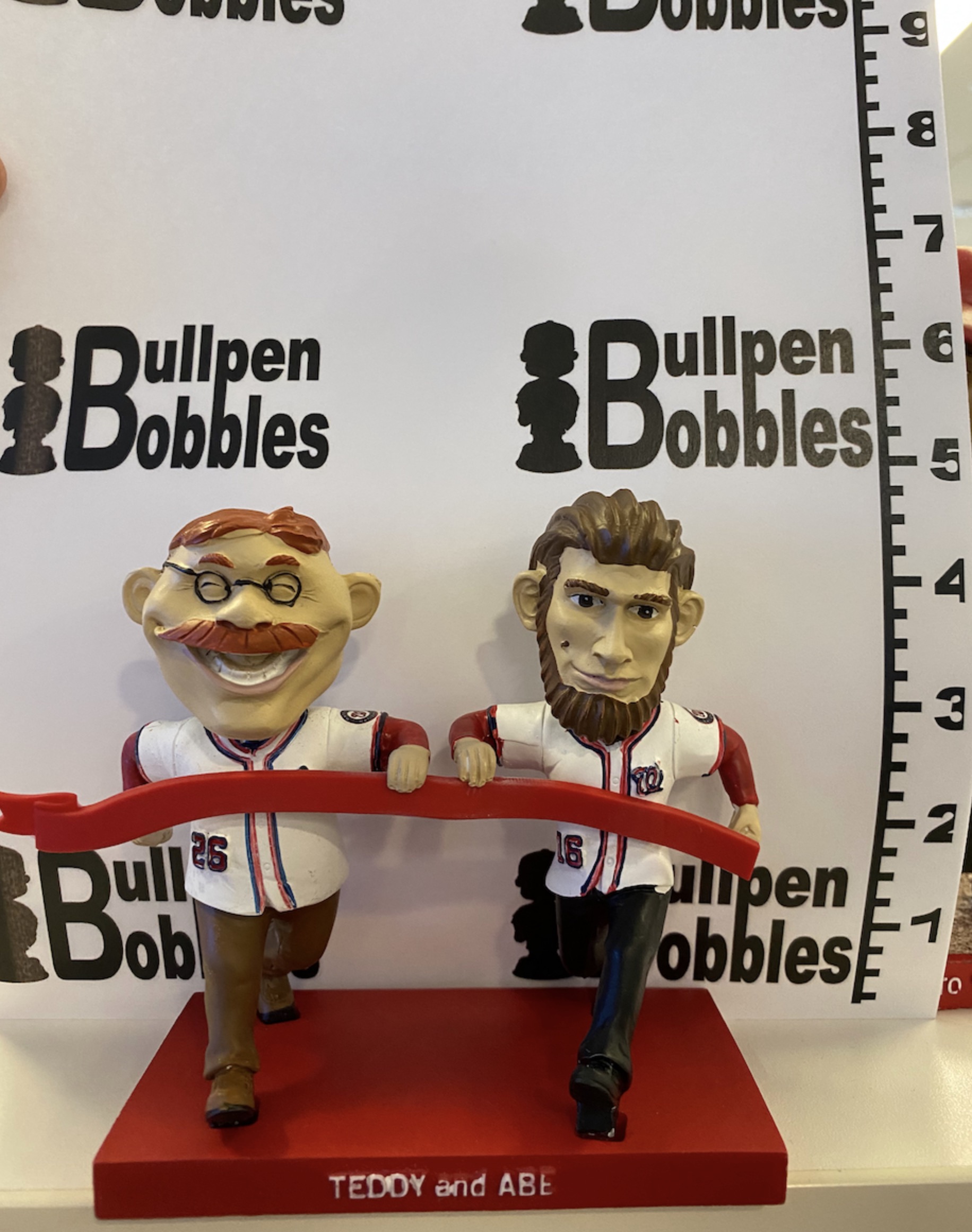 Teddy Roosevelt & Abraham Lincoln bobblehead