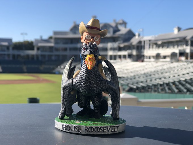 Teddy Roosevelt bobblehead