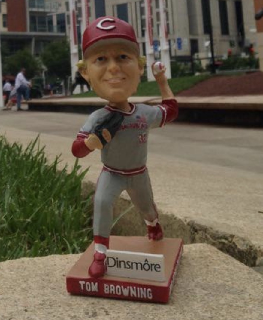 Tom Browning bobblehead