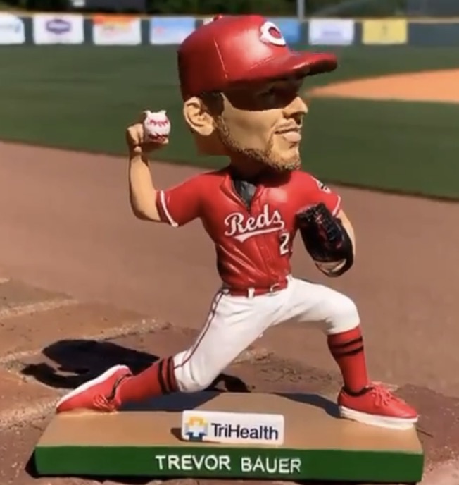 Trevor Bauer bobblehead