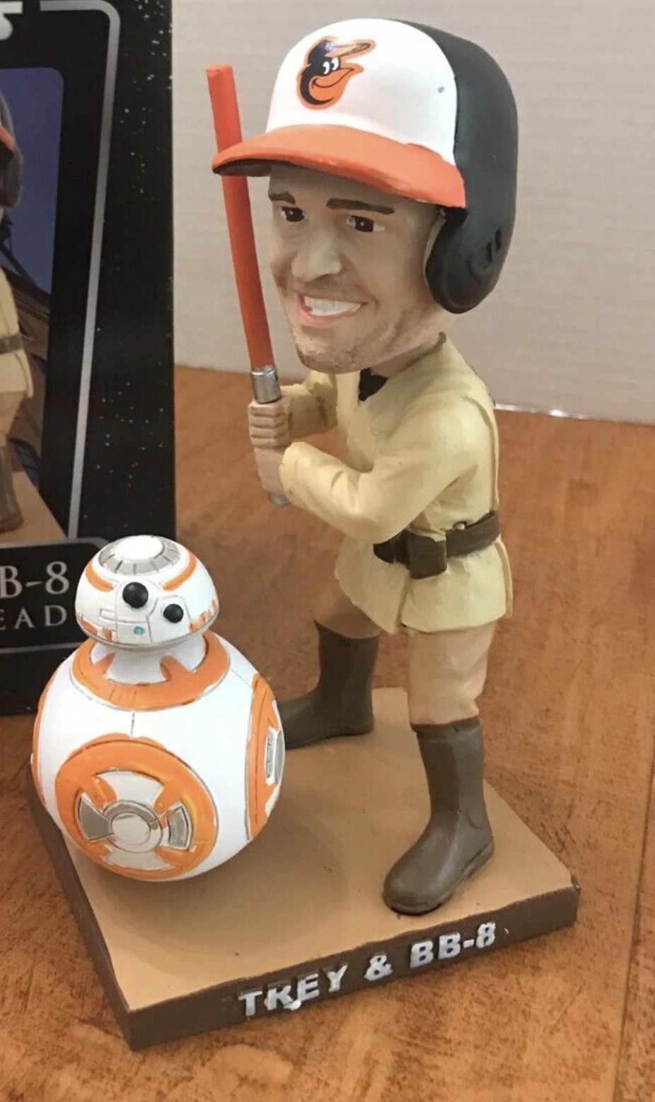 Trey Mancini & BB-8 bobblehead