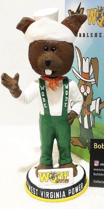 WQBE Rabbit bobblehead